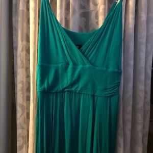 Emerald green Express summer dress